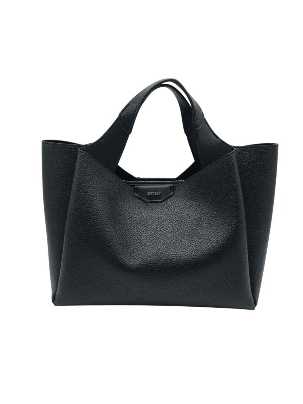 DKNY Black Top Handle Willa Satchel